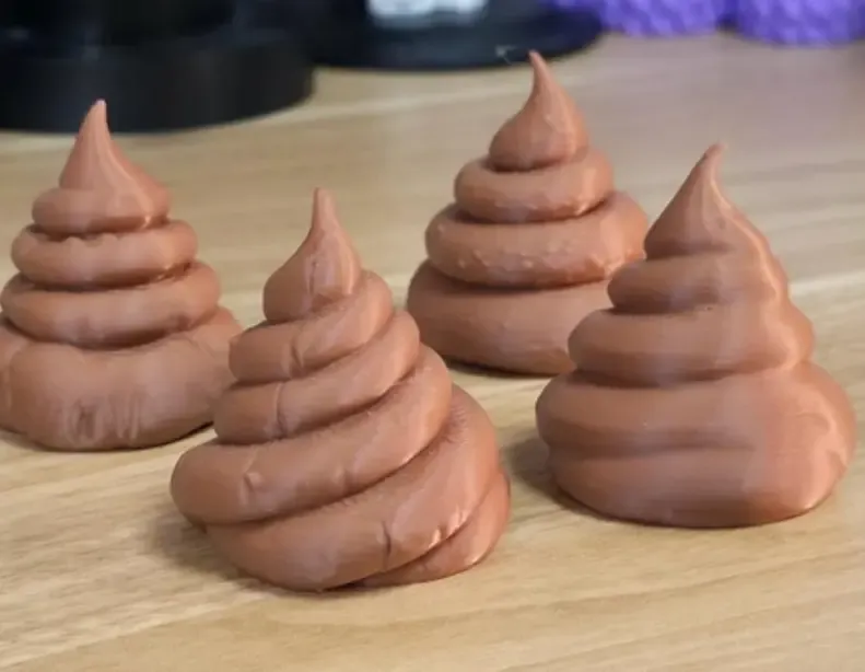 Hyper realistic fake poop