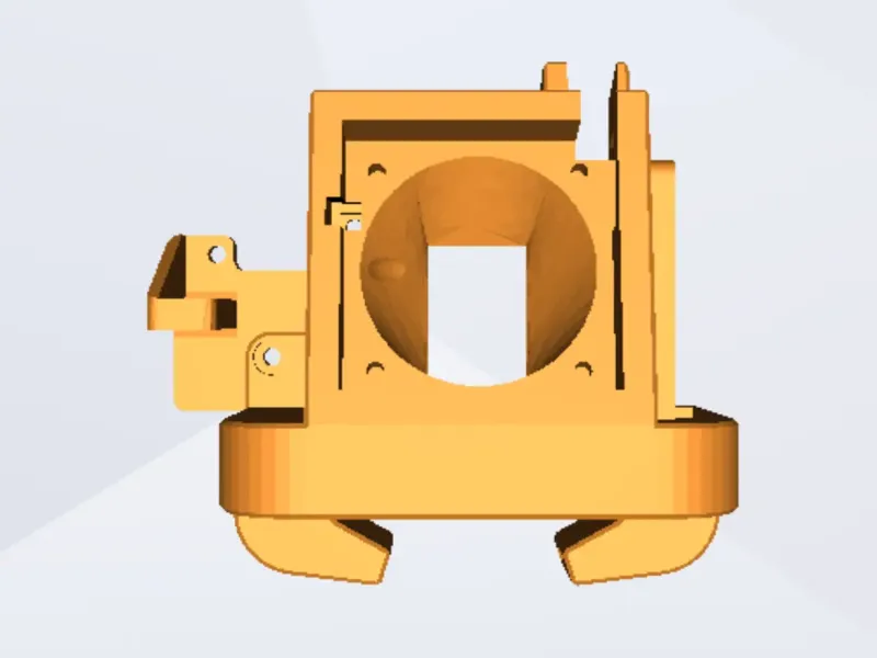 Ender 3 V2 DD y ventilador más CR/BL touch usando piezas de stock