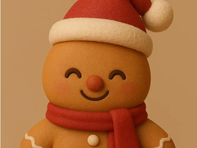 Christmas Gingerbread Cookie