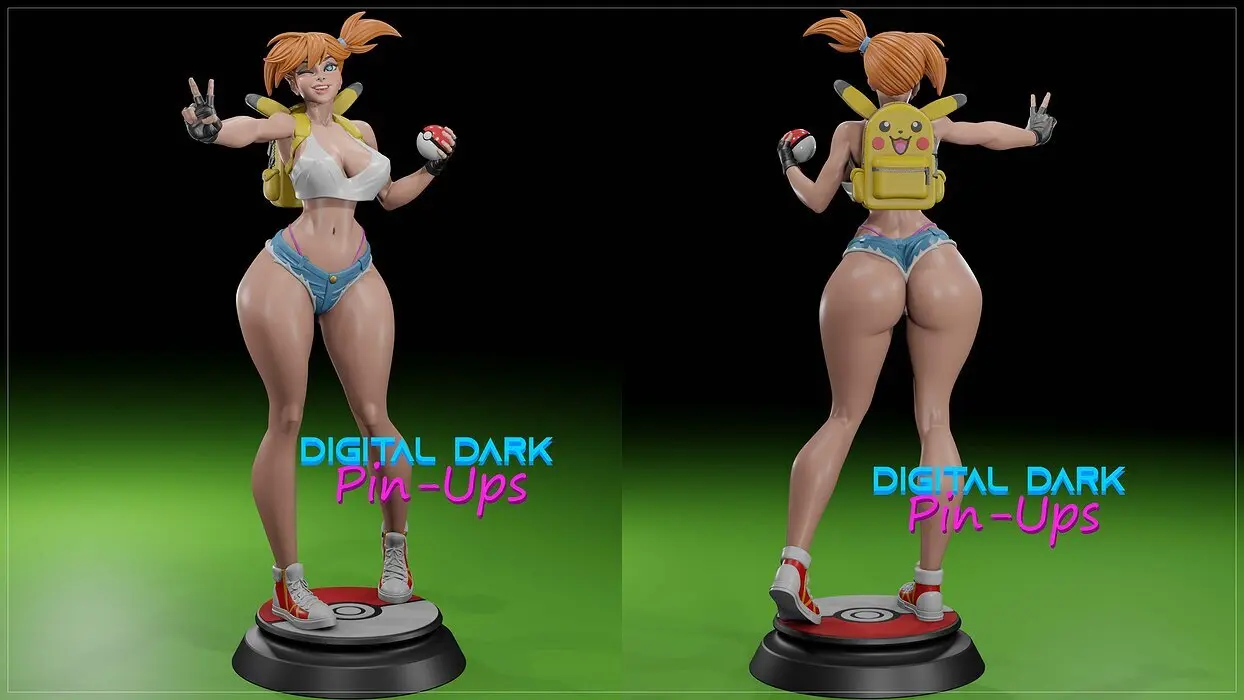 MISTY FROM POKEMON WITH NSFW VERSION