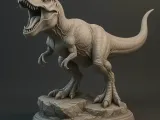 T-Rex Dinosaur Statue 🦖💥-0