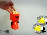 3D robot keychain ( angry)-1
