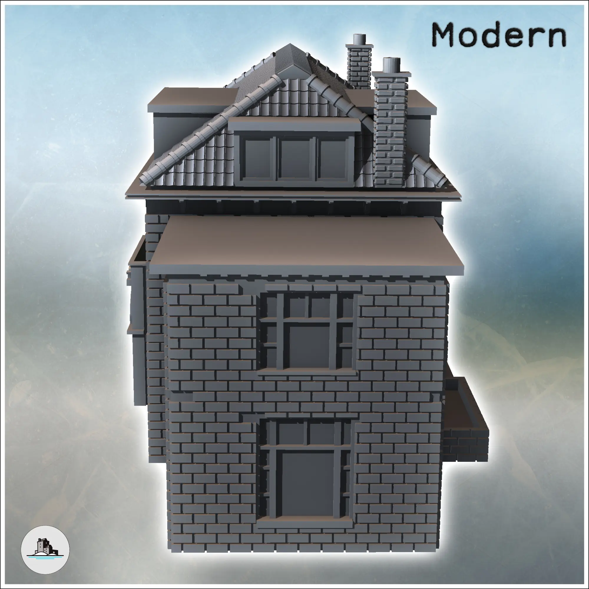 Modern stone hotel De Tafelberg (Oosterbeek, Netherlands) -