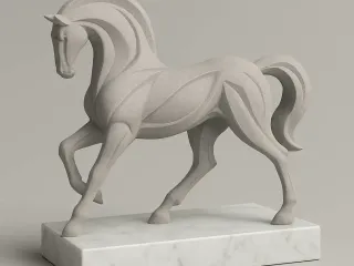 horse sculpture