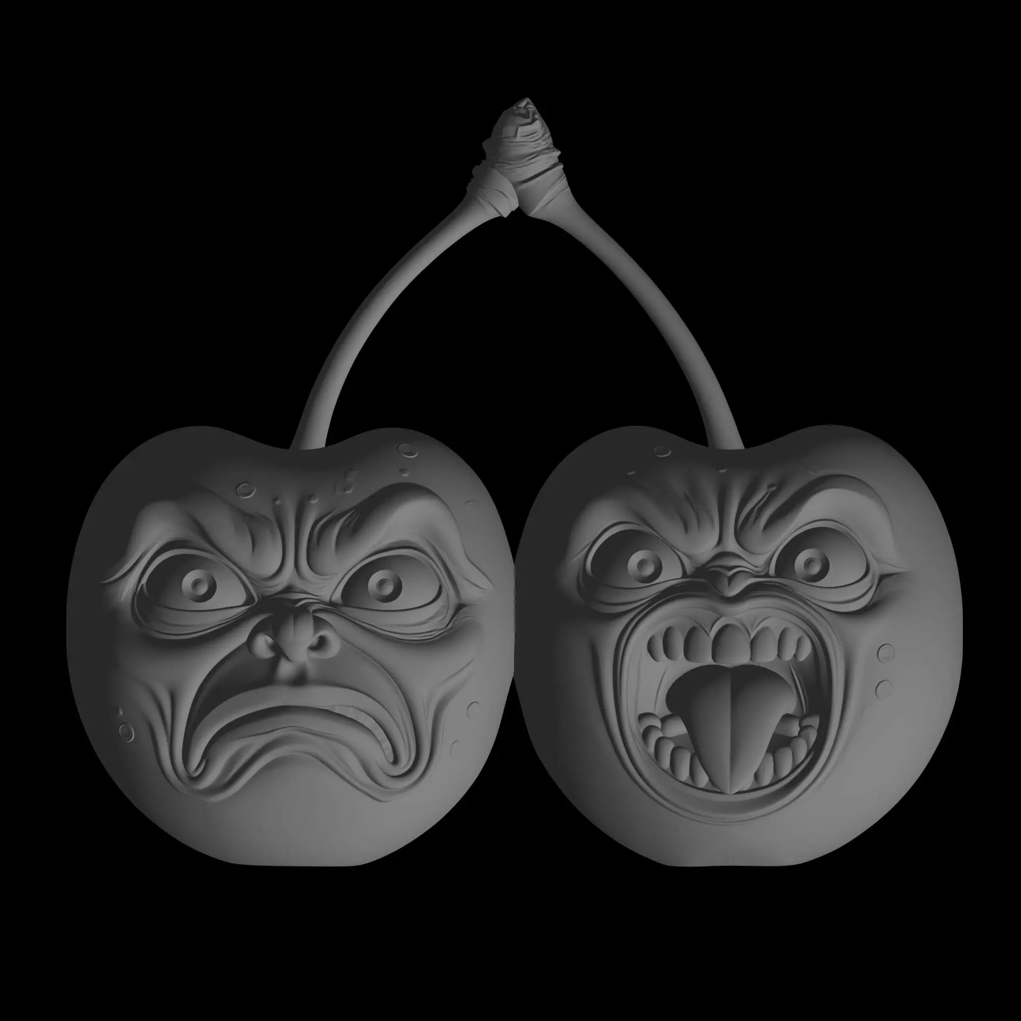 crusty fruits design