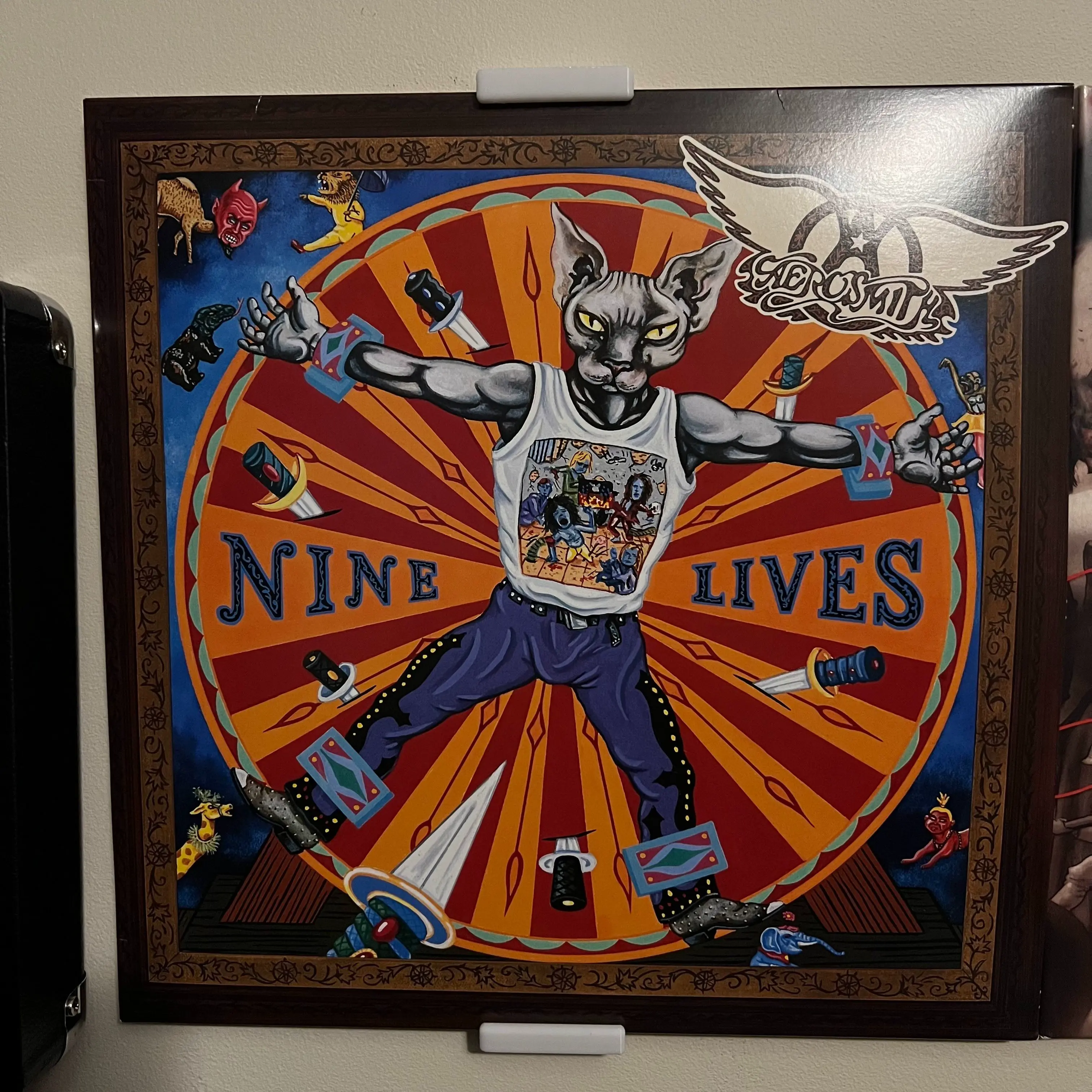 Vinyl Record Wall Display