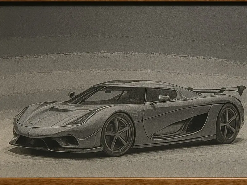 Koenigsegg Agera 3D-Art Picture