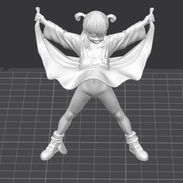 Bulma NSFW Statue – Dragon Ball Fan Art | Anime Figure STL