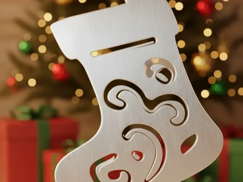 Christmas boot pendant