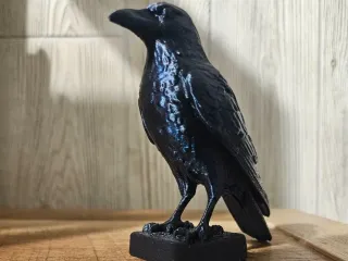 Raven Statue