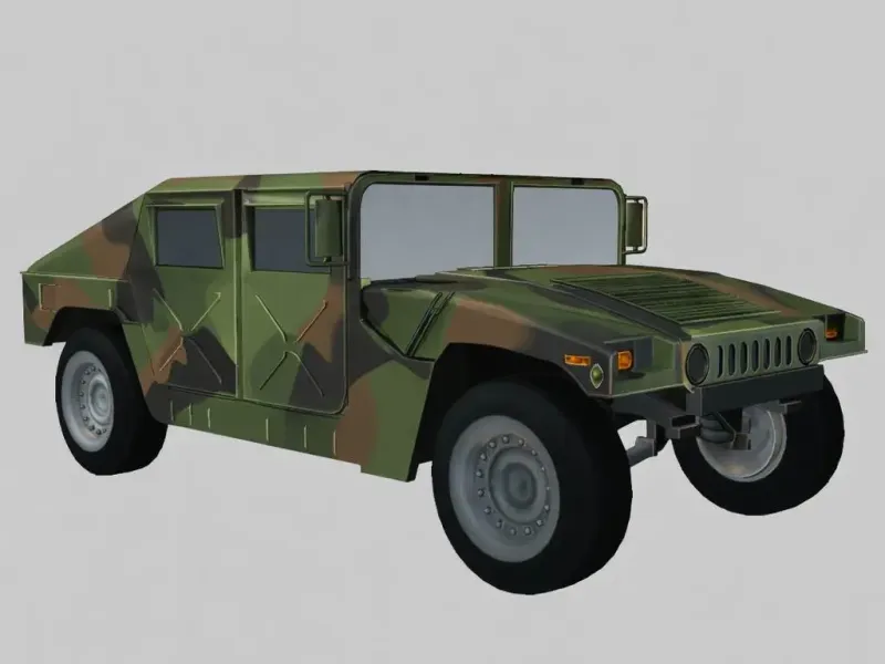 Military Tactical Humvee Vehicle