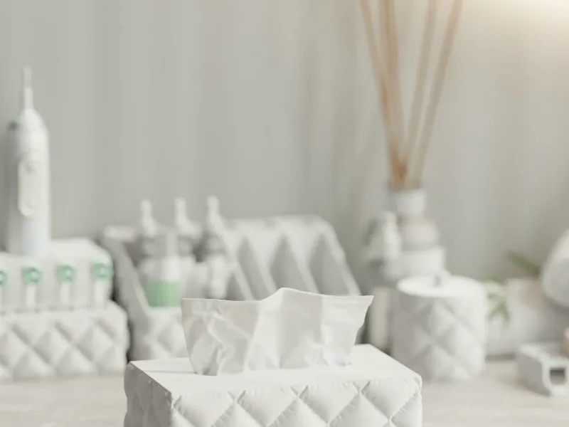 Tissue Dispenser Rectangle (Inflated Bathroom Set)