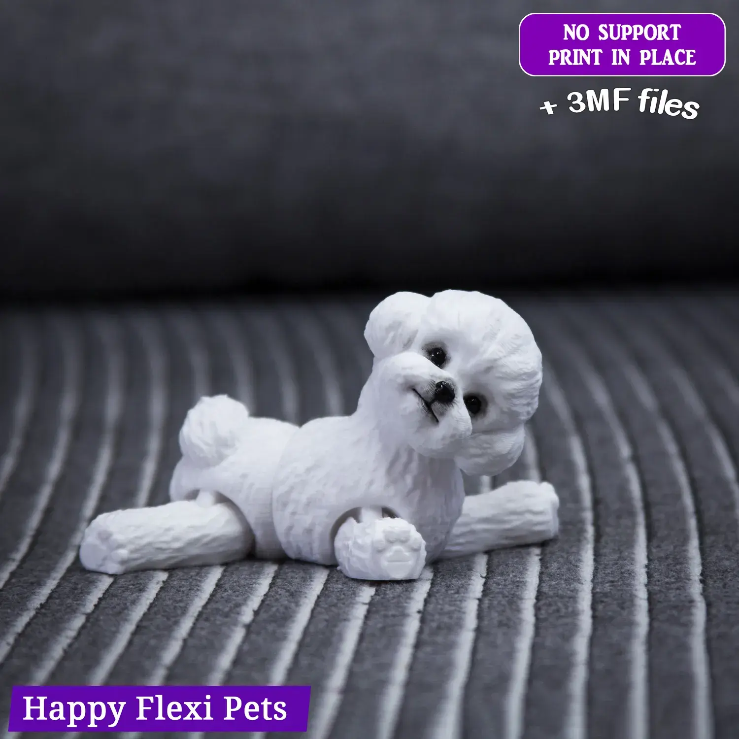 Toy Poodle the articulated flexi toy