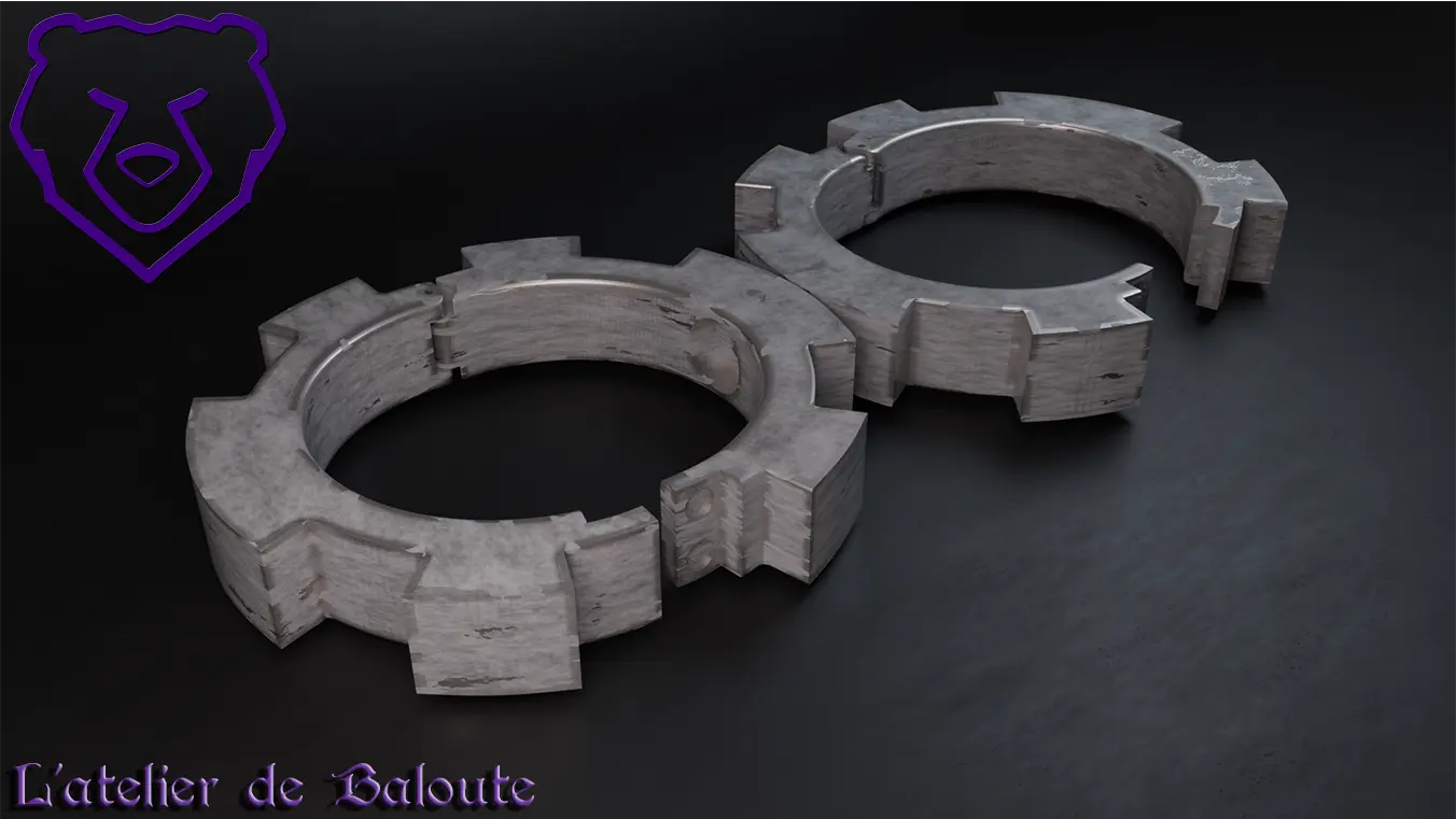 Imperial bindings (handcuffs) 3D models download Creality Cloud