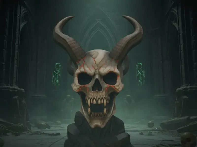 evil skull