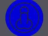 Penis Allowed - Traffic Sign - Cookie Cutter with embosser-0