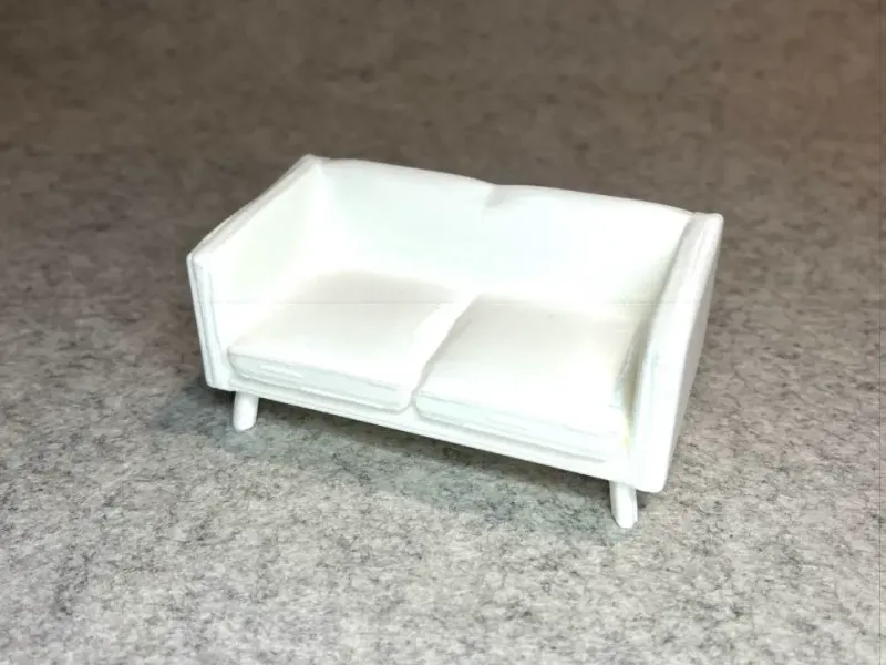 Dollhouse sofa for miniature house living room