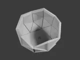 Geodesic cactus pot planter-6