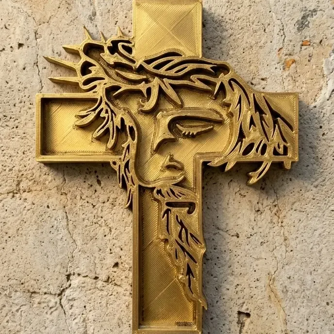 decoración pared crucifixión 