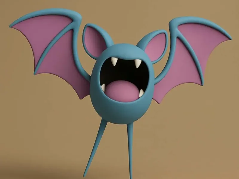 Zubat Pokemon Chibi