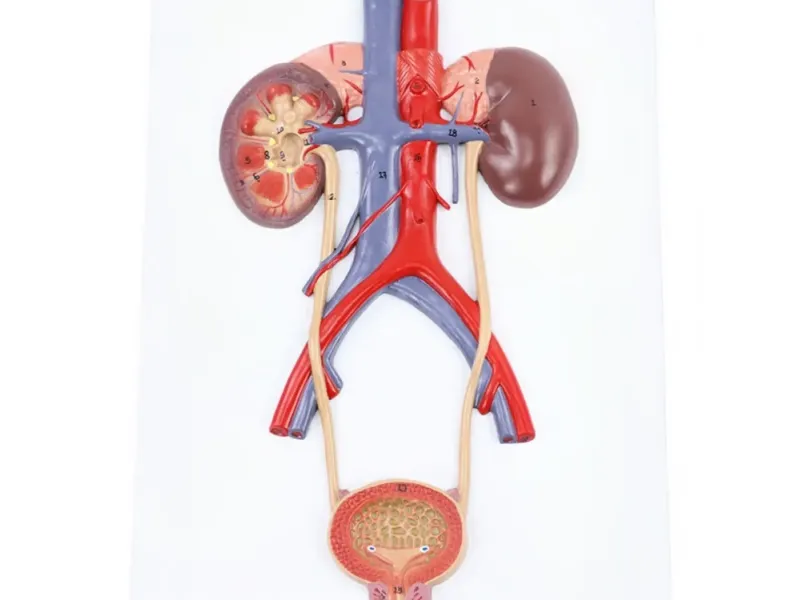 boşaltım sistemi anatomik model