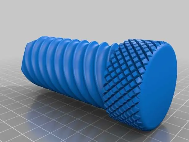 knurled twist container 