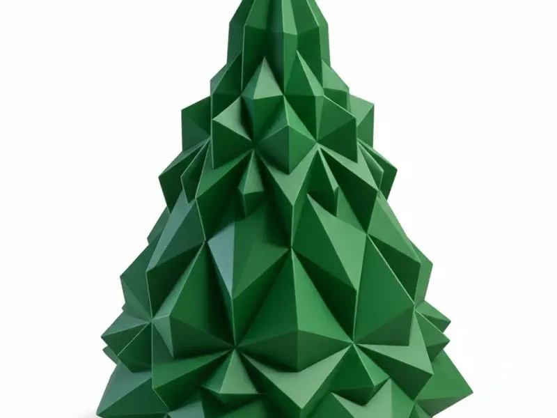Polygonal Christmas tree