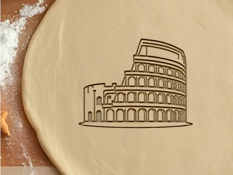 Coliseum Cookie Cutter, Biscuit Cutter