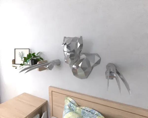 Wolverine Wall Lowpoly
