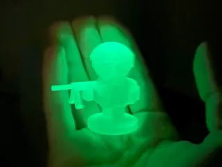 Sand Table Infantry Machine Gunner