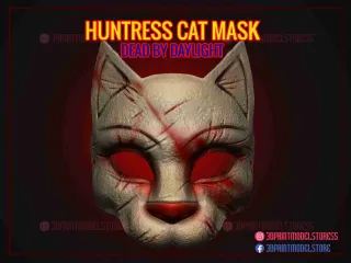 Dead by Daylight - Huntress Cat Mask - Halloween Cosplay