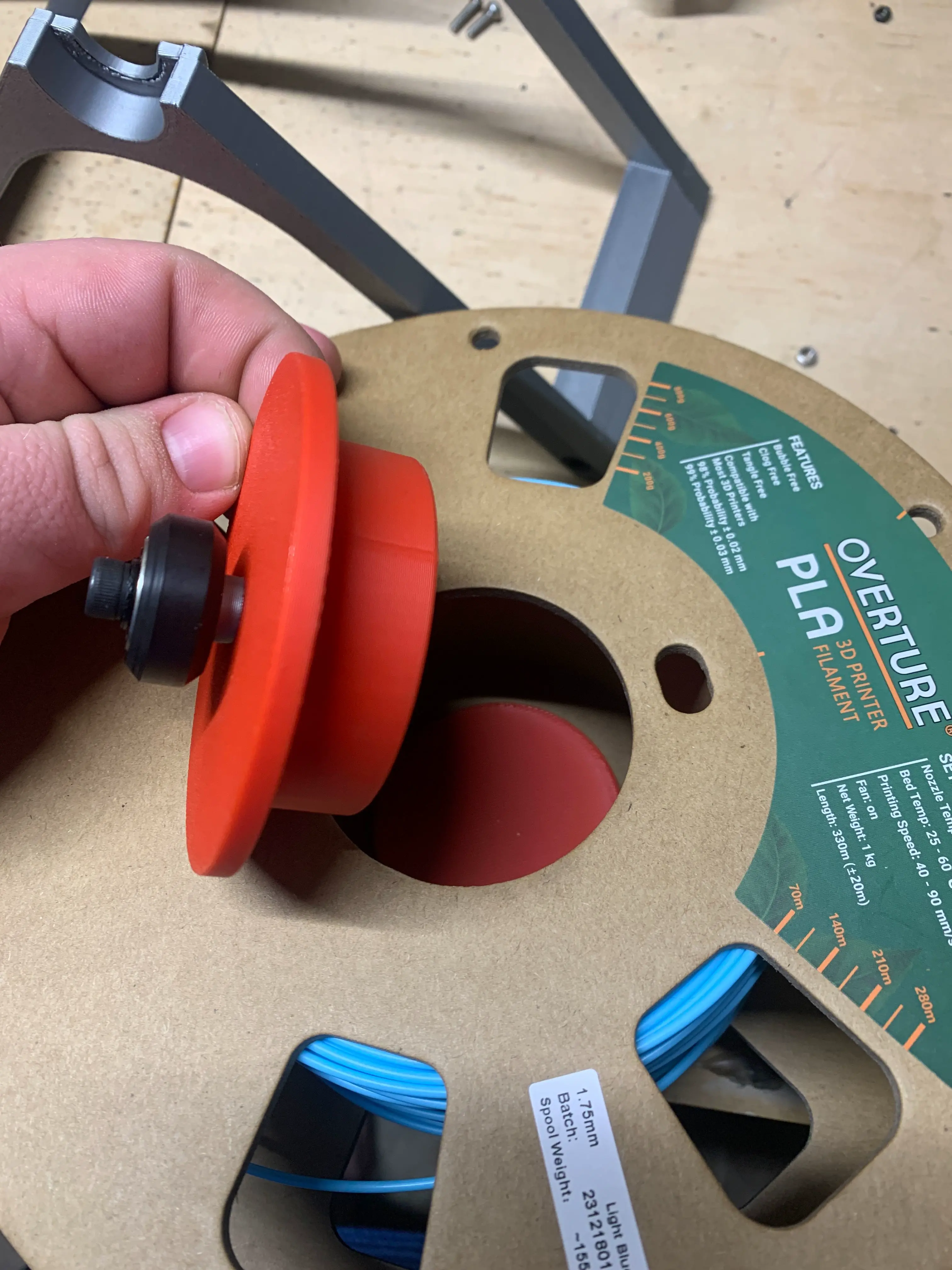 Semi-Universal Filament Spool Holder