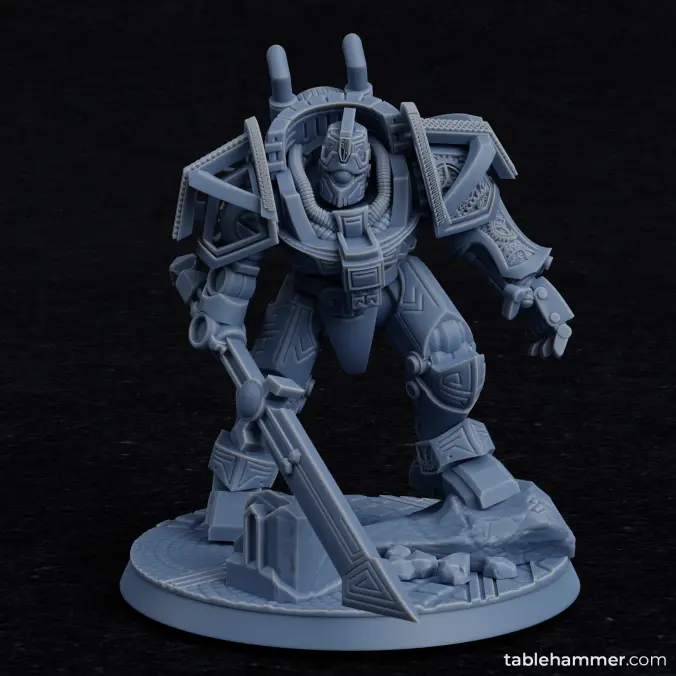 Clockwork Ancient - Space Dwarf golem mech