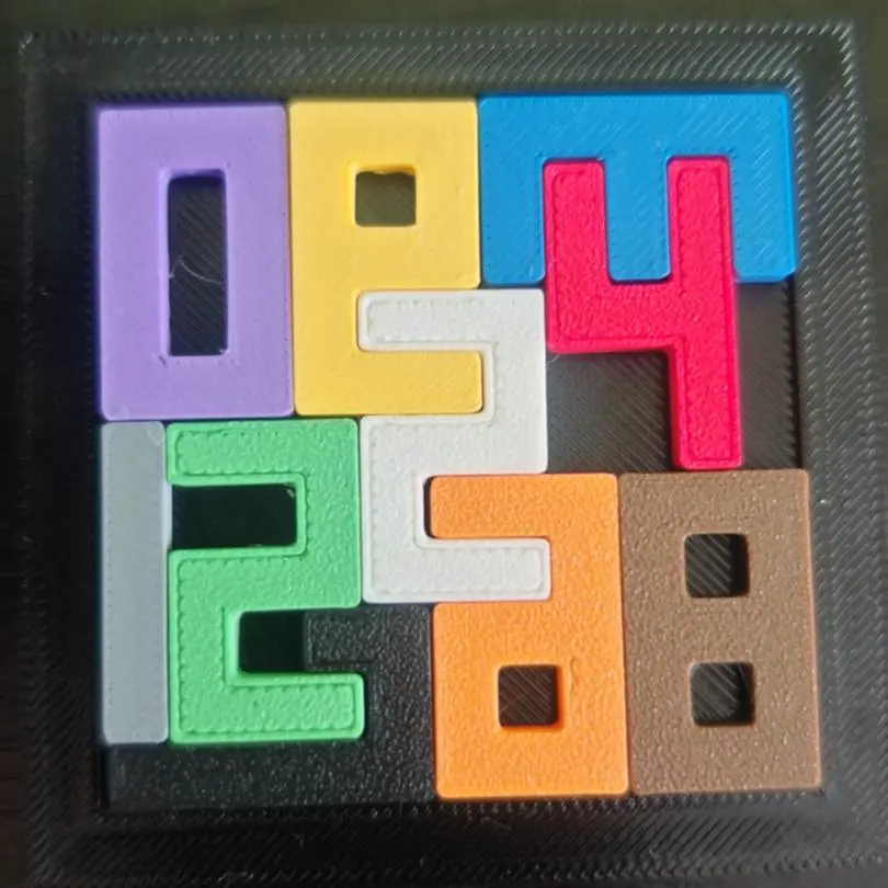 logic puzzles - number puzzle game 0-9