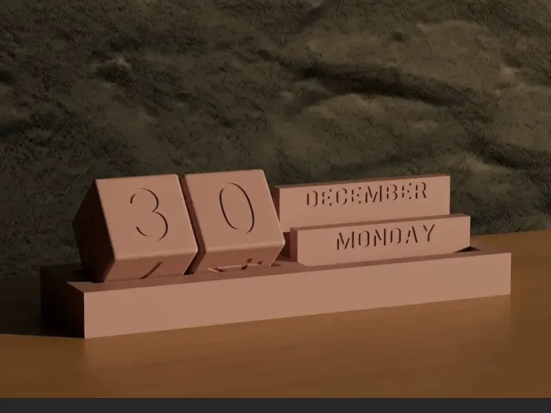 Ewiger Kalender - Heimdekoration