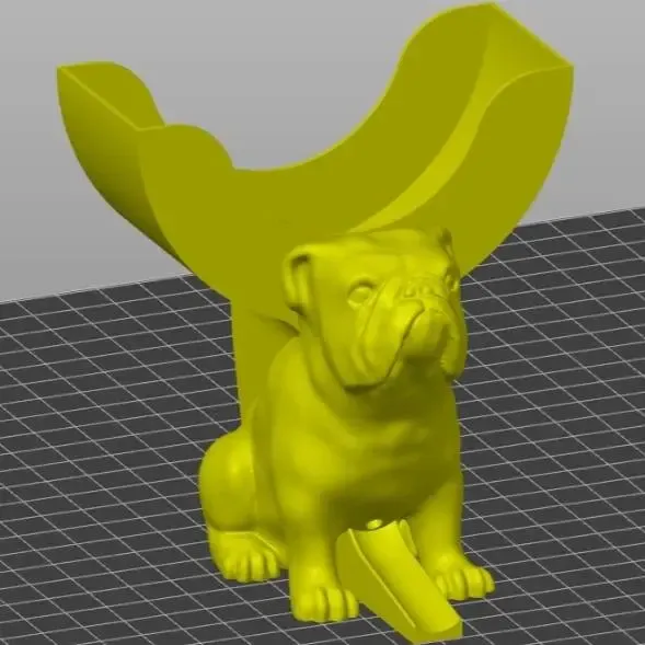 scrub daddy holder with bulldog attachment and drain