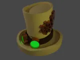 Steampunk Hat Keychain-1