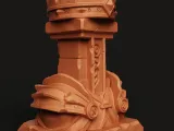Dark Fantasy King Headphone Stand | Gothic Desk Decor-2