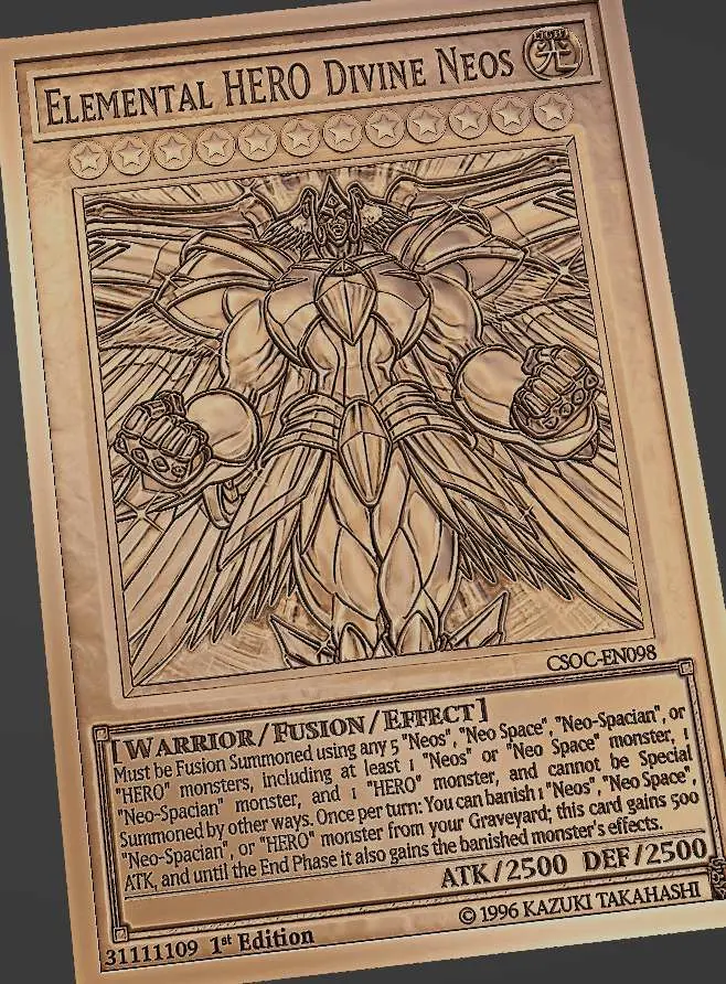 eroe elementale divino neos - yugioh