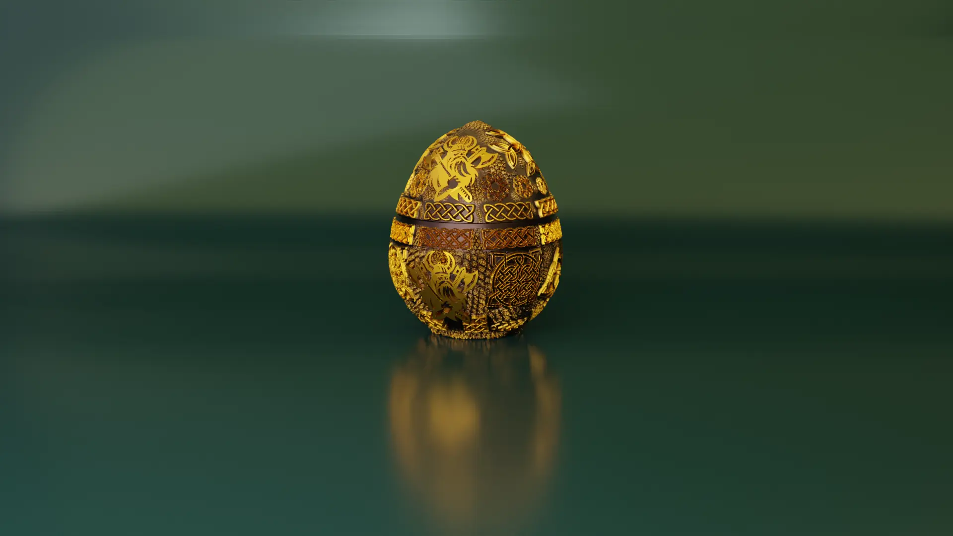 Celtic Viking Egg container