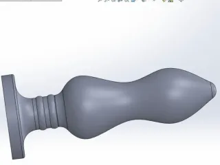 Double anal plug