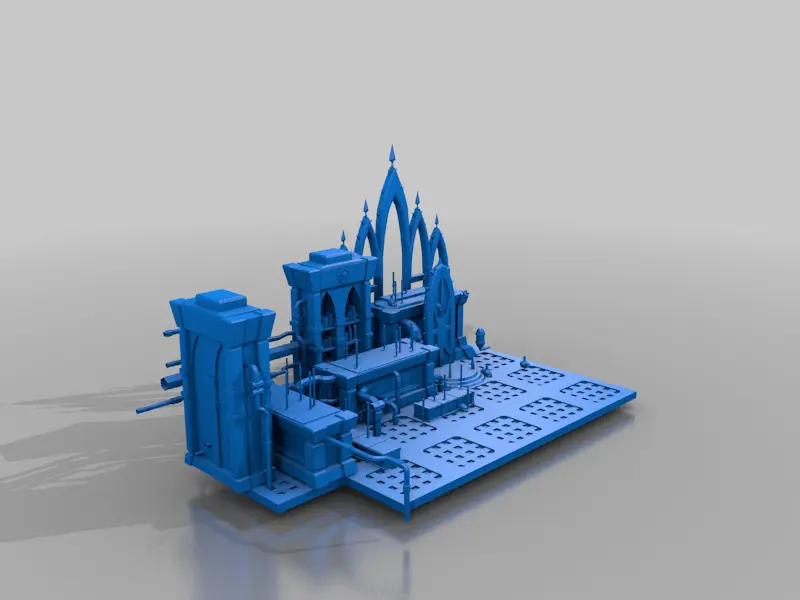 magos workshop - admech - diorama