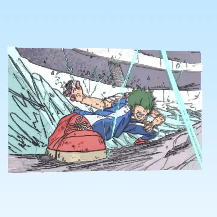 My Hero Academia fight Art 