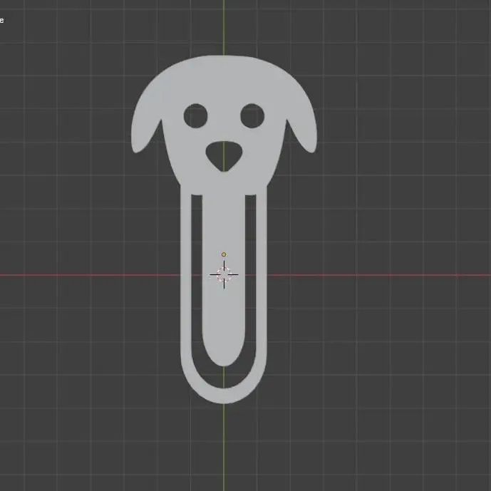 Dog bookmark