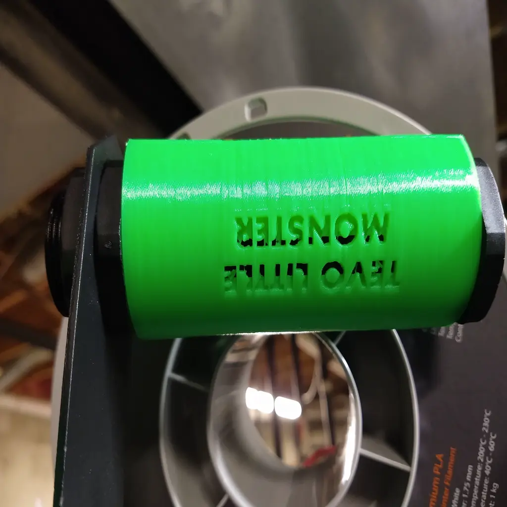 Tevo Little Monster Filament-Rollenadapter - einfach einschalten und ausschalten