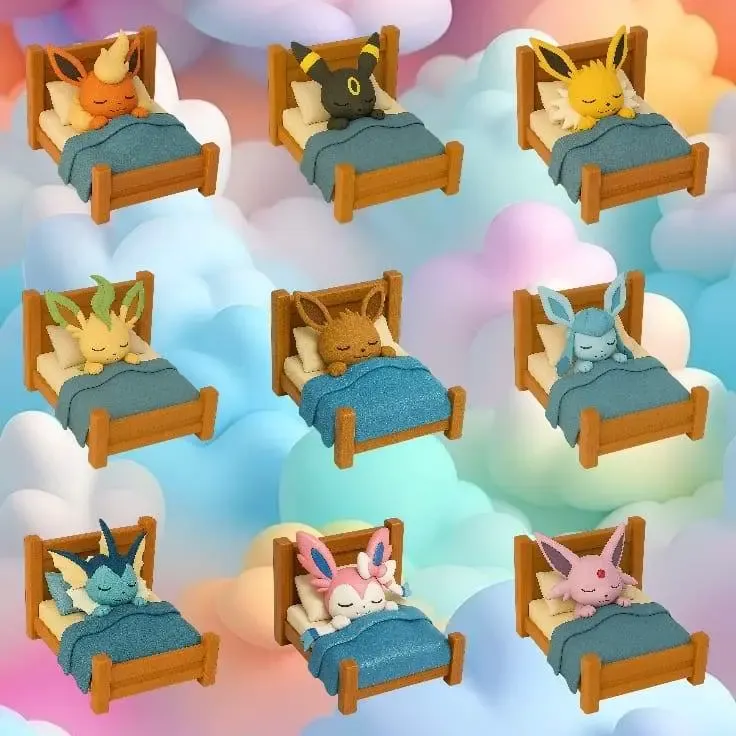 pokemon eevolutions bed time