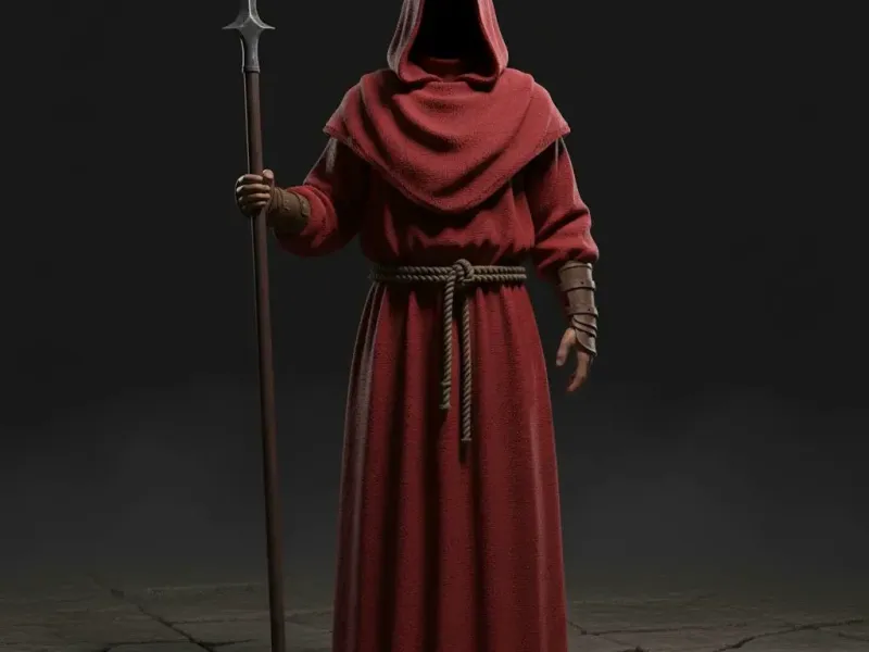 Cultis Spear - Red soldier - the red cult - 32mm