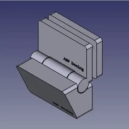 Charnière du couvercle de la platine Gradiente Spect 87