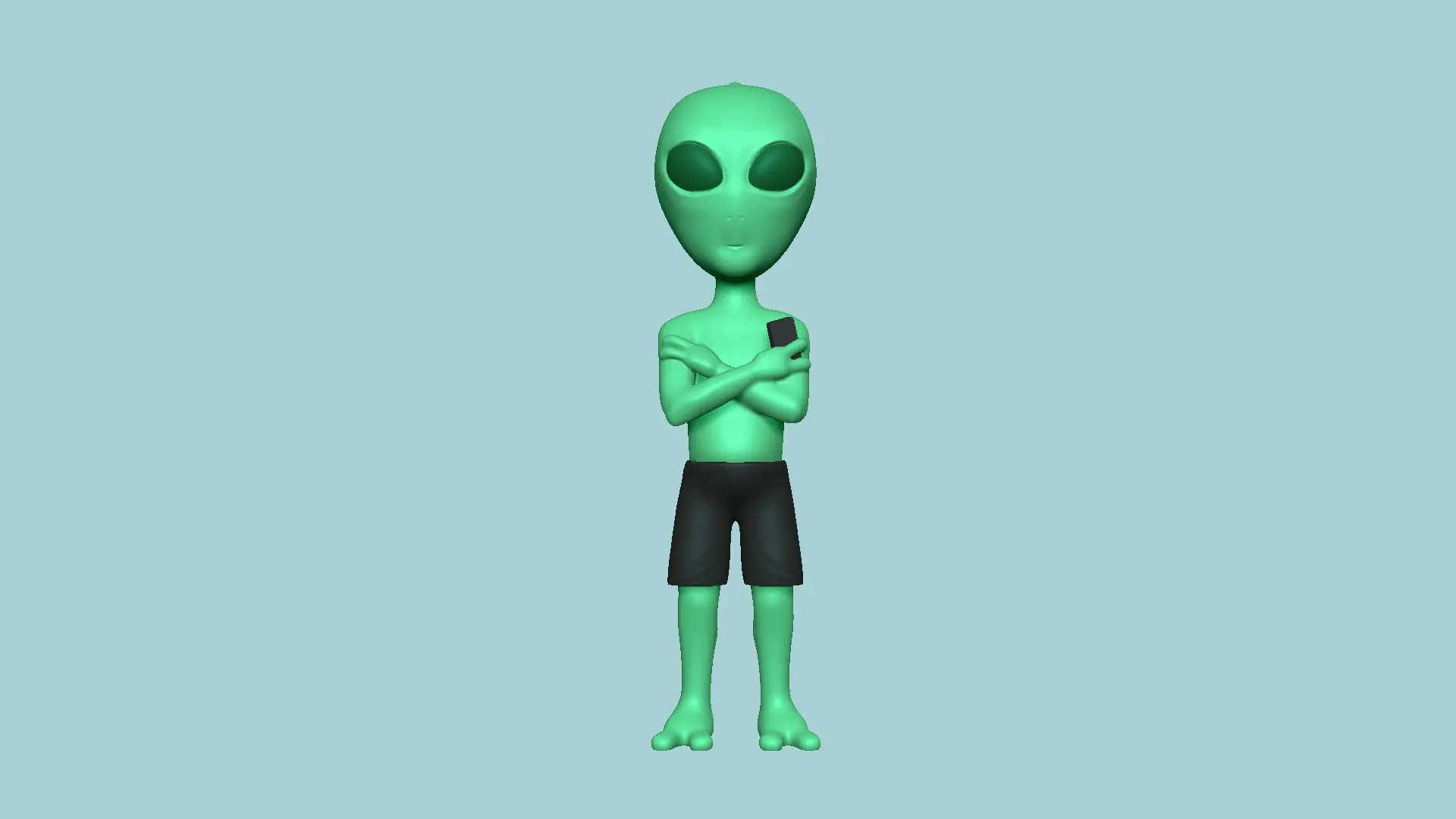 Llavero Alien - Cuerpo Completo Regalo Divertido