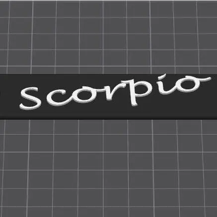Zodiac Key Chain Scorpio